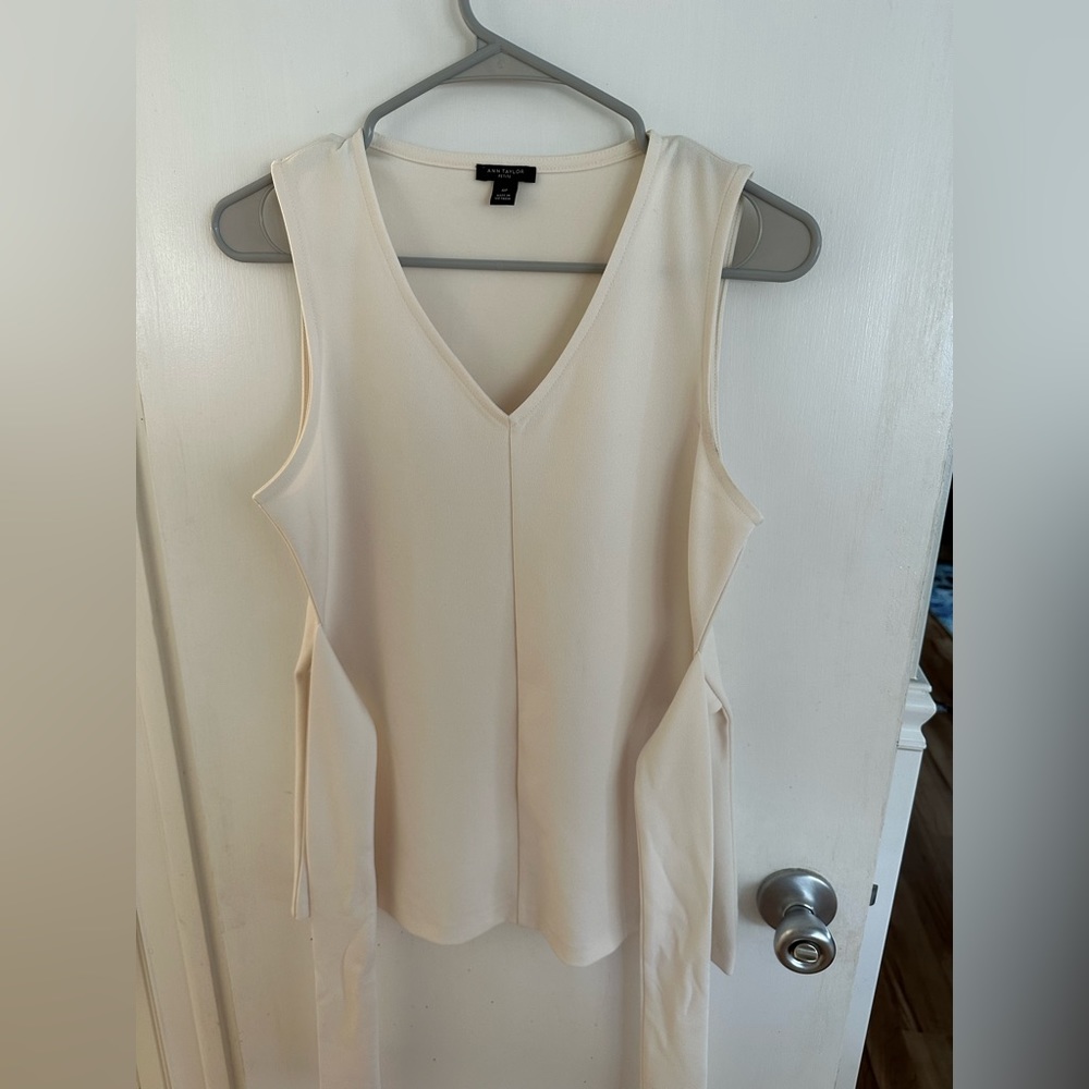 White Strap Tank